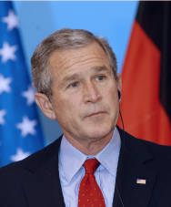 Der amerikanische Präsident George W. Bush