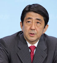 The Prime Minister of Japan Shinzo Abe